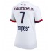 Paris Saint-Germain Khvicha Kvaratskhelia #7 Bortedrakt Dame 2025-26 Korte ermer